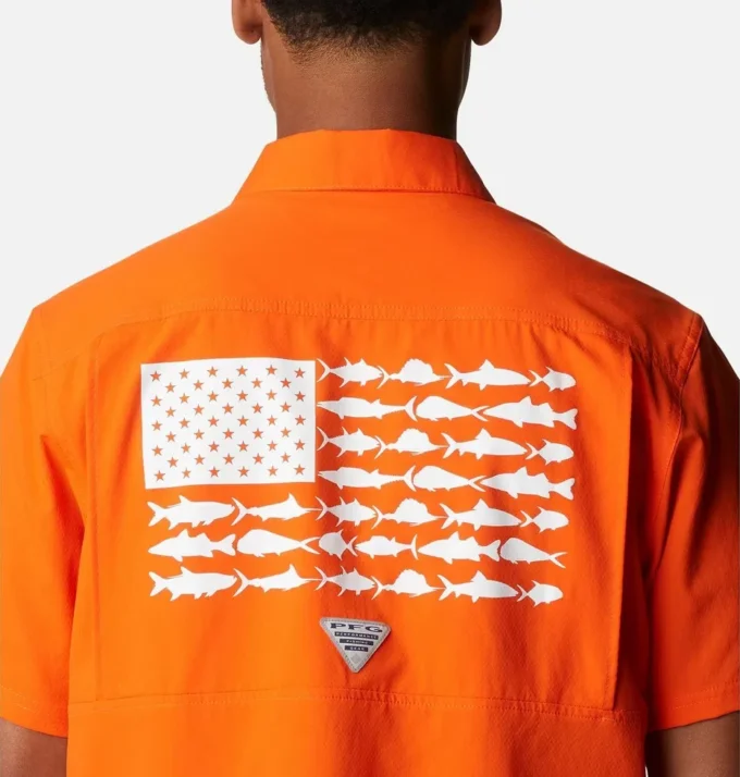 Camicia da campo PFG Slack Tide™ da uomo – Clemson Camicia da campo PFG Slack Tide™ da uomo – Clemson
