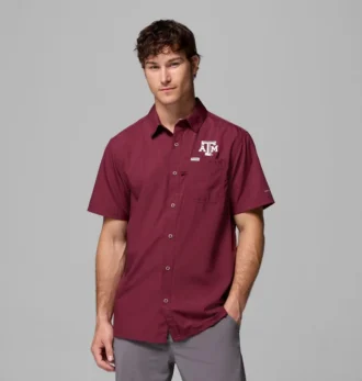 Camicia da campo PFG Slack Tide™ da uomo – Texas A&M