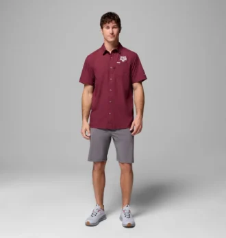 Camicia da campo PFG Slack Tide™ da uomo – Texas A&M