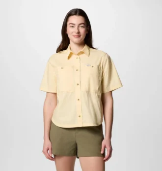 Camicia da donna Brea Falls™ a maniche corte in tessuto Camicia da donna Brea Falls™ a maniche corte in tessuto