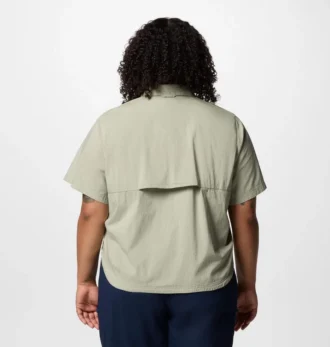 Camicia da donna Brea Falls™ a maniche corte in tessuto – Taglie forti