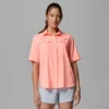 Camicia da donna PFG Castback™ in tessuto a maniche corte Camicia da donna PFG Castback™ in tessuto a maniche corte