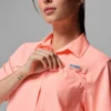 Camicia da donna PFG Castback™ in tessuto a maniche corte Camicia da donna PFG Castback™ in tessuto a maniche corte