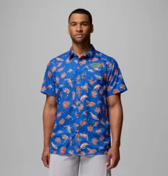 Camicia da uomo Collegiate PFG Super Slack Tide™ – Florida