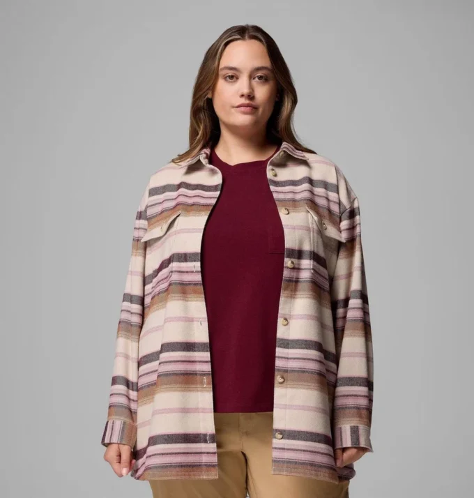 Camicia giacca da donna Blue Point Creek™ – Taglie forti