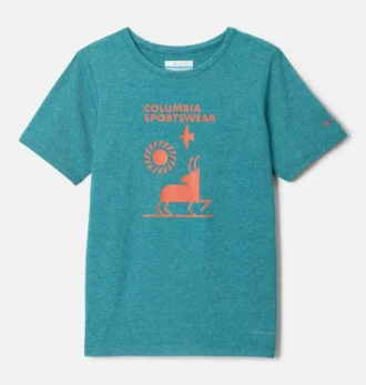 Camicia grafica a maniche corte Tech Trail™ da ragazzo