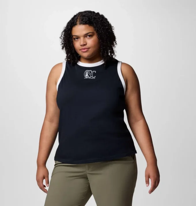 Canotta con grafica Rolling Bend™ da donna – Taglie forti