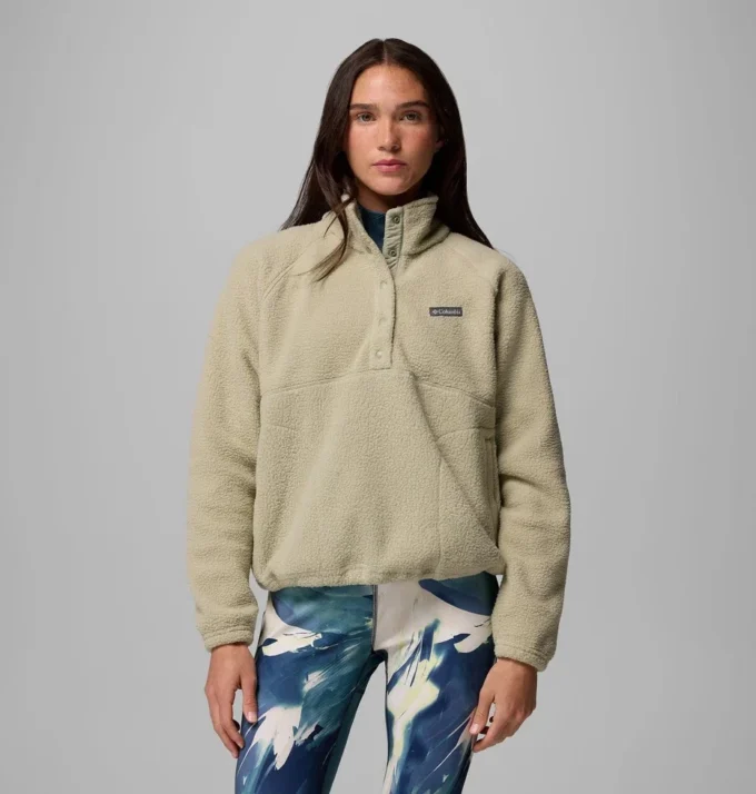 Donna Jasper Ridge™ Pebbled Fleece Half Snap Donna Jasper Ridge™ Pebbled Fleece Half Snap