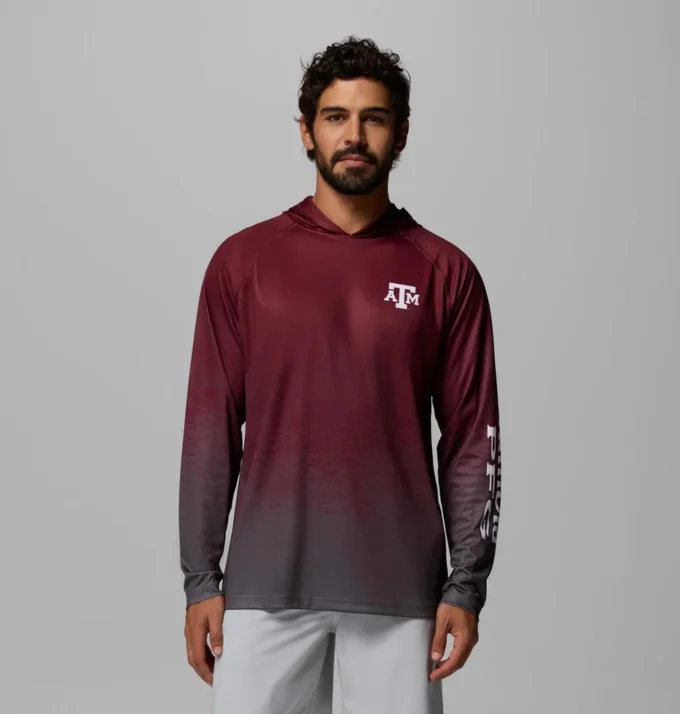 Felpa con cappuccio da uomo PFG Super Terminal Tackle™ – Texas A&M Felpa con cappuccio da uomo PFG Super Terminal Tackle™ – Texas A&M