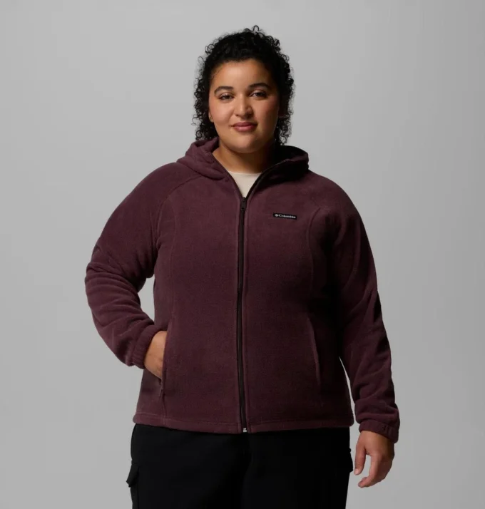 Felpa con cappuccio e zip integrale Benton Springs™ da donna – Taglie forti