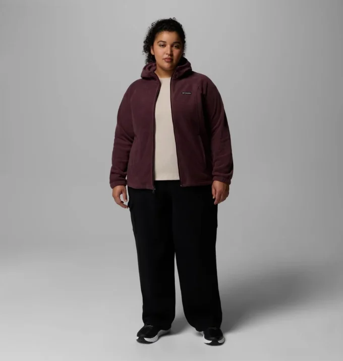 Felpa con cappuccio e zip integrale Benton Springs™ da donna – Taglie forti