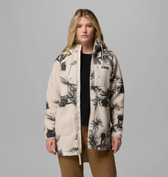Felpa con cappuccio e zip integrale Women Winter Warmth™ Printed