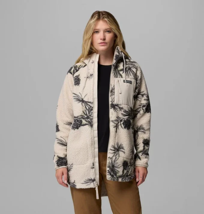 Felpa con cappuccio e zip integrale Women Winter Warmth™ Printed Felpa con cappuccio e zip integrale Women Winter Warmth™ Printed