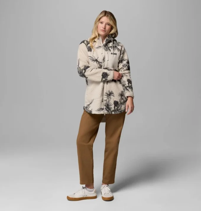 Felpa con cappuccio e zip integrale Women Winter Warmth™ Printed Felpa con cappuccio e zip integrale Women Winter Warmth™ Printed