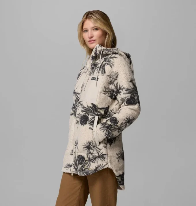 Felpa con cappuccio e zip integrale Women Winter Warmth™ Printed Felpa con cappuccio e zip integrale Women Winter Warmth™ Printed