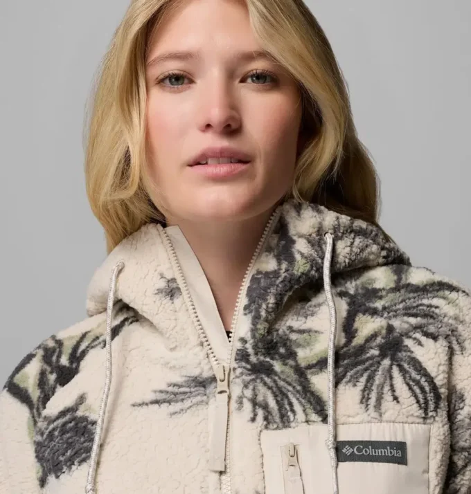 Felpa con cappuccio e zip integrale Women Winter Warmth™ Printed Felpa con cappuccio e zip integrale Women Winter Warmth™ Printed