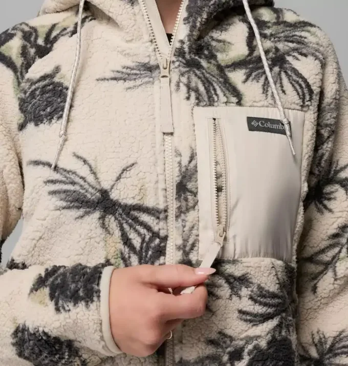 Felpa con cappuccio e zip integrale Women Winter Warmth™ Printed Felpa con cappuccio e zip integrale Women Winter Warmth™ Printed