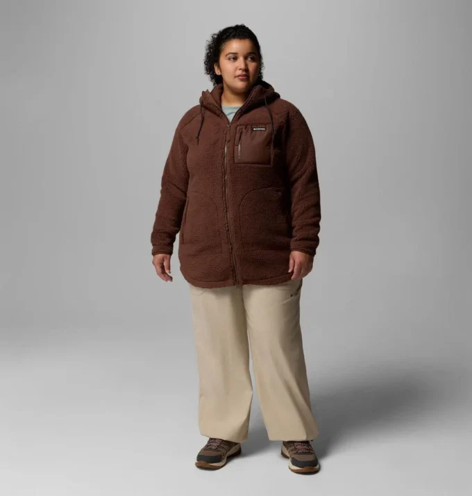 Felpa con cappuccio e zip integrale Women Winter Warmth™ – Taglie forti Felpa con cappuccio e zip integrale Women Winter Warmth™ – Taglie forti