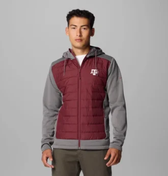 Felpa con cappuccio ibrida Out-Shield™ da uomo – Texas A&M