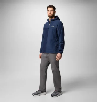 Felpa con cappuccio in pile con zip integrale Steens Mountain da uomo