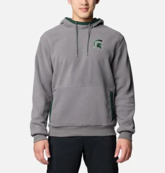 Felpa con cappuccio in pile Flanker™ da uomo – Michigan State