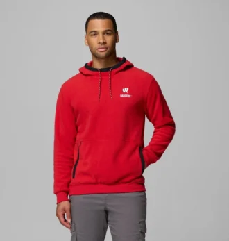 Felpa con cappuccio in pile Flanker™ da uomo – Wisconsin
