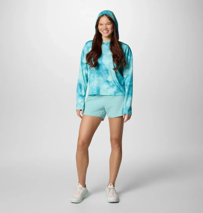 Felpa con cappuccio stampata PFG Solar Stream™ da donna Felpa con cappuccio stampata PFG Solar Stream™ da donna