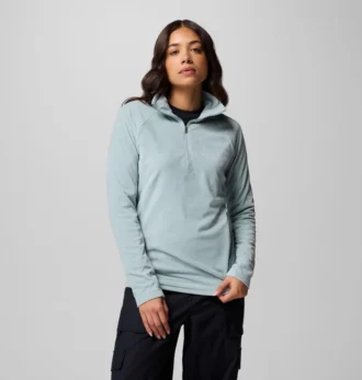 Felpa con mezza zip Glacial™ IV da donna
