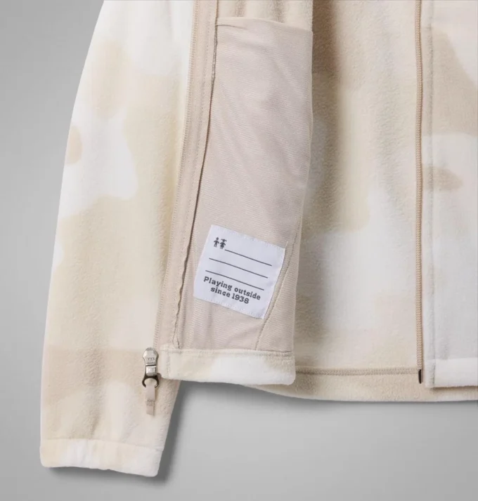 Felpa con zip integrale stampata Castle Dale™ da ragazzo