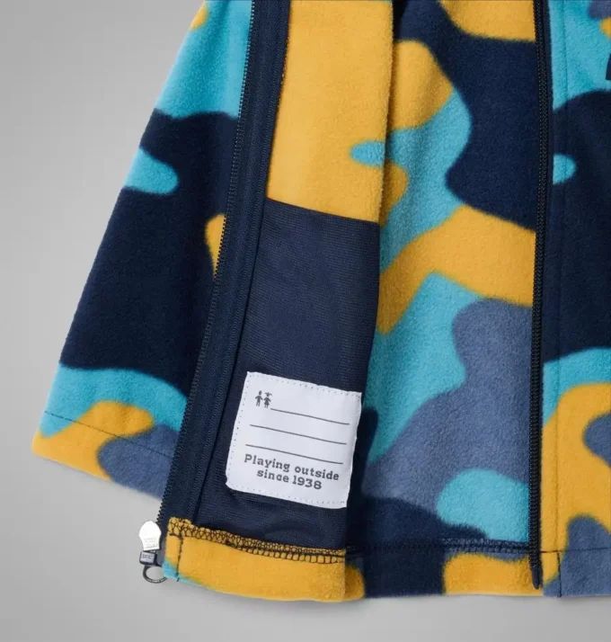 Felpa con zip integrale stampata Castle Dale™ per neonati maschi