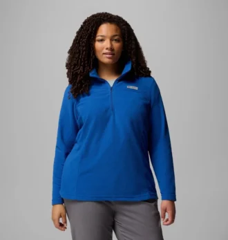 Felpa in pile con mezza zip Lake Aloha™ da donna – Taglie forti