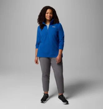 Felpa in pile con mezza zip Lake Aloha™ da donna – Taglie forti
