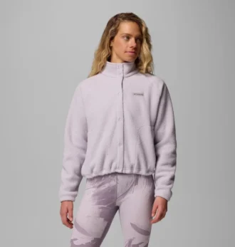 Fleece Jasper Ridge™ Pebbled con chiusura a scatto per donna