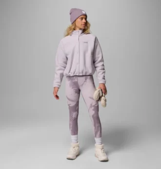 Fleece Jasper Ridge™ Pebbled con chiusura a scatto per donna