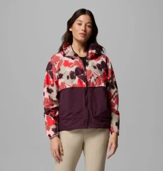 Giacca a vento stampata Spire Valley™ da donna