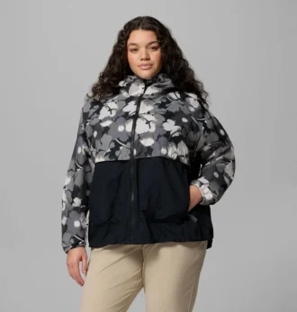Giacca a vento stampata Spire Valley™ da donna – Taglie forti