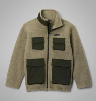 Giacca con zip integrale in pile martellato Jasper Ridge™ per bambini