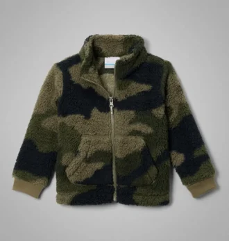 Giacca con zip integrale in sherpa stampato Rugged Ridge™ II per bambini piccoli