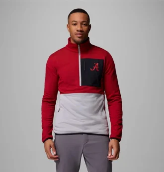 Giacca da uomo Collegiate Columbia Hike™ con mezza zip – Alabama
