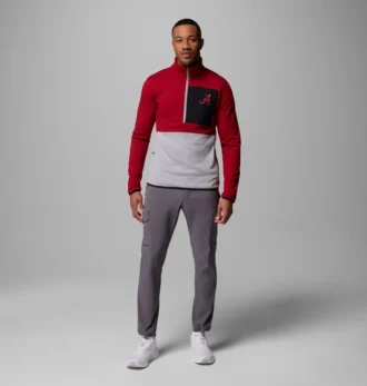 Giacca da uomo Collegiate Columbia Hike™ con mezza zip – Alabama
