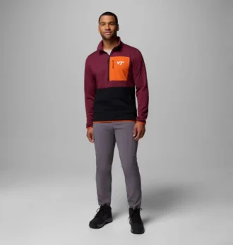 Giacca da uomo Columbia Hike™ con mezza zip – Virginia Tech Giacca da uomo Columbia Hike™ con mezza zip – Virginia Tech