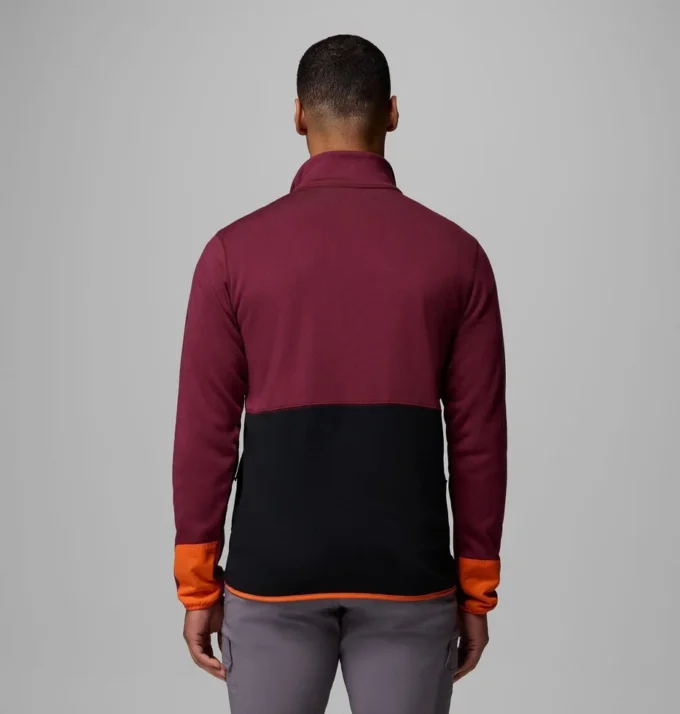 Giacca da uomo Columbia Hike™ con mezza zip – Virginia Tech
