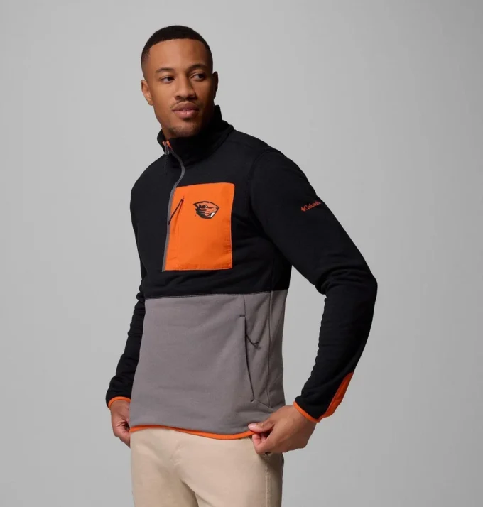 Giacca da uomo Columbia Hike™ Half Zip con zip a metà lunghezza – Oregon State