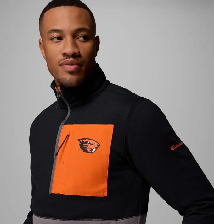 Giacca da uomo Columbia Hike™ Half Zip con zip a metà lunghezza – Oregon State