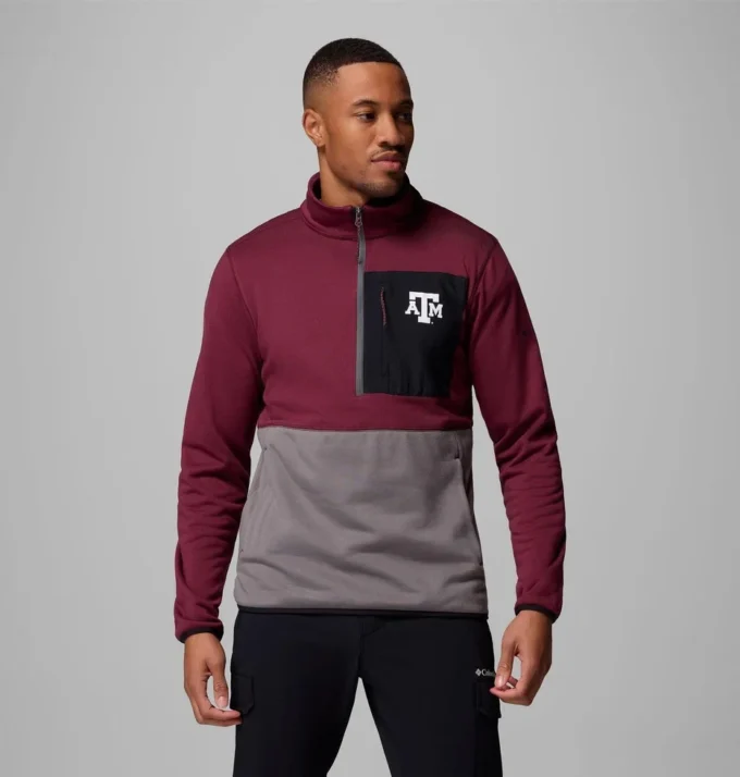 Giacca da uomo Columbia Hike™ Half Zip – Texas A&M