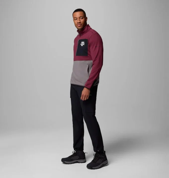 Giacca da uomo Columbia Hike™ Half Zip – Texas A&M