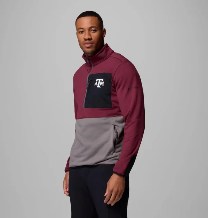 Giacca da uomo Columbia Hike™ Half Zip – Texas A&M