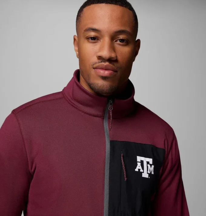 Giacca da uomo Columbia Hike™ Half Zip – Texas A&M