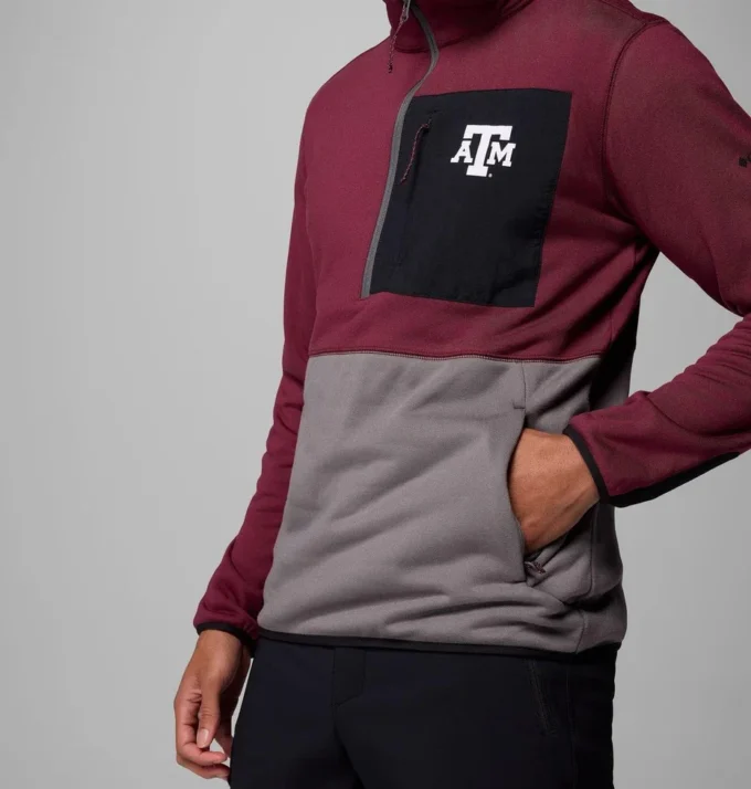 Giacca da uomo Columbia Hike™ Half Zip – Texas A&M