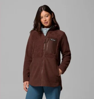 Giacca in pile Columbia Lodge™ Sherpa con zip integrale da donna